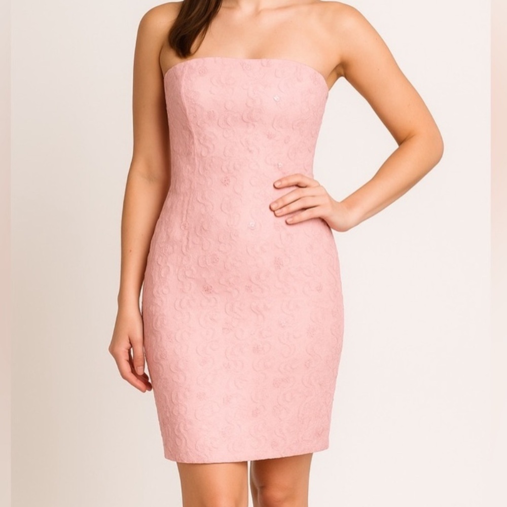 Forever 21 Strapless‎ Sequin Lace Bodycon Dress XL